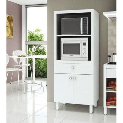 Balcão com 02 Portas Branco Tecno Mobili