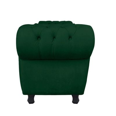 Recamier com Baú Grécia 195cm Suede Verde