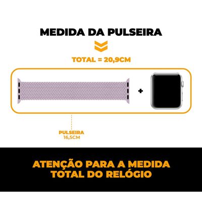 Pulseira para Apple Watch 42 / 44 / 45 / 49MM Armor Loop - Rosa - Gshield