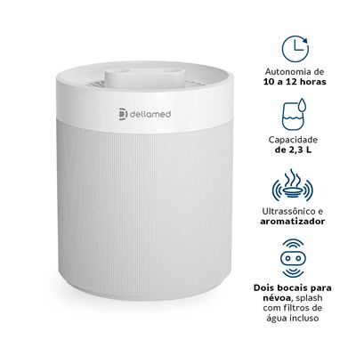Umidificador de Ar Umi LIGHT Dellamed Branco