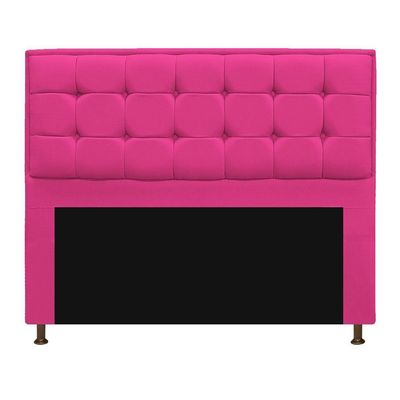 Kit Cabeceira Calçadeira Copenhague 195cm King Pink