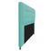 Cabeceira Copenhague 140cm Casal Suede Azul Tiffany