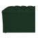 Calçadeira Estofada Liverpool 160cm Queen Size Suede Verde