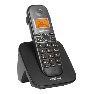 Telefone Fixo Sem Fio Intelbras Ts5120 Com Viva Voz e Identificador De Chamadas