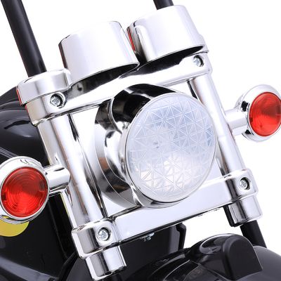 Mini Moto Infantil Elétrica De Brinquedo Motinha Harley Para Crianças Zippy Toys Motoquinha Motoca Triciclo Preto