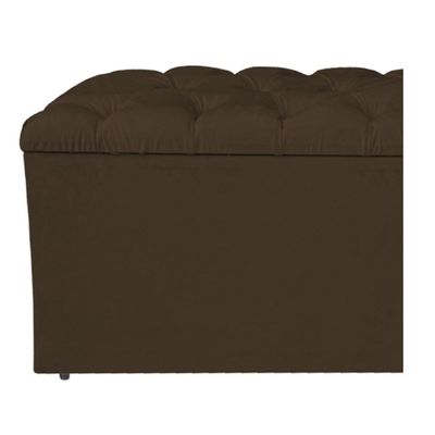 Kit Cabeceira e Calçadeira Liverpool 160cm Queen Suede