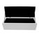 Calçadeira Copenhague 195cm King Size Suede Branco Adj Decor