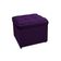 Calçadeira Copenhague 90cm Solteiro Suede Roxo Adj Decor