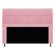 Kit Cabeceira e Calçadeira Munique 195cm King Size Rosa Bebê
