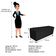 Calçadeira Estofada Liverpool 195cm King Size Suede Preto