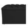 Calçadeira Estofada Liverpool 195cm King Size Suede Preto