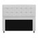 Kit Cabeceira e Calçadeira Copenhague 195cm King Size Branco