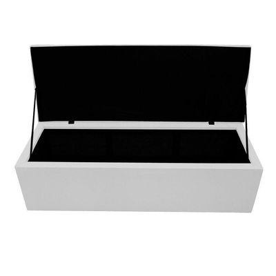 Kit Cabeceira e Calçadeira Copenhague 195cm King Size Branco