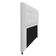 Kit Cabeceira e Calçadeira Copenhague 195cm King Size Branco