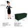 Calçadeira Estofada Liverpool 195 cm King Size Suede Verde
