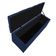 Calçadeira Estofada Liverpool 90cm Solteiro Suede Marinho
