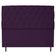Kit Cabeceira e Calçadeira Liverpool 195 Cm King Size Roxo