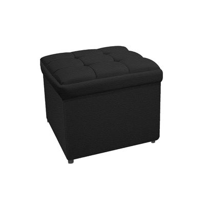 Calçadeira Copenhague 100cm Solteiro Corano Preto Adj Decor