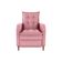Poltrona Amamentação Luxo Reclinável Com Assento Confortável Yaris Matrix Veludo Turkey Rosa
