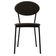Kit 04 Cadeiras Estofada Para Sala De Jantar Azuri Preto C01 Veludo Marrom Sand - Lyam Decor
