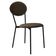 Kit 04 Cadeiras Estofada Para Sala De Jantar Azuri Preto C01 Veludo Marrom Sand - Lyam Decor