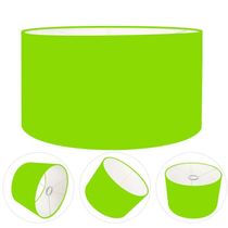 Cúpula Abajur Cilíndrica Cp-7023 ø50x21cm Verde Limão