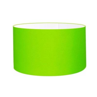 Cúpula Abajur Cilíndrica Cp-7023 ø50x21cm Verde Limão