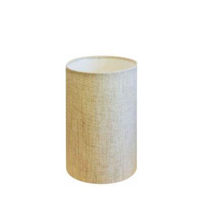 Cúpula Abajur Cilíndrica Cp-7002 ø13x30cm Rustico Bege