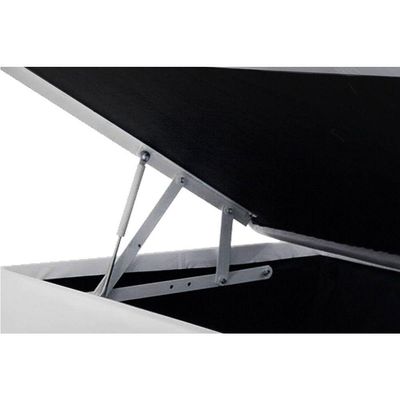 Cama Box Baú Solteirão Homequeen Sintético Branco 41x96x203