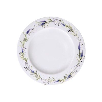 Prato Fundo Tramontina Lilla 23cm Em Porcelana Decorada