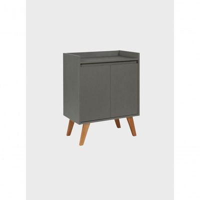 Aparador Buffet 60cm Retro Mdf Verde Madri - On Móveis