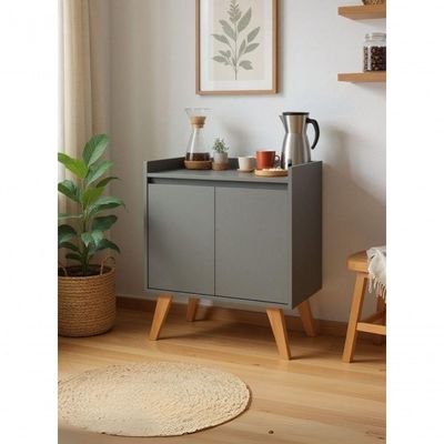 Aparador Buffet 60cm Retro Mdf Verde Madri - On Móveis