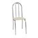 Kit 2 Cadeiras Cromadas Cc55 A101 Treparoni Bege