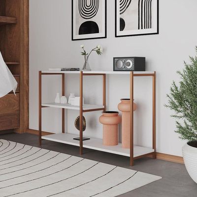 Aparador Industrial Artesania Cobre E Branco 120cm