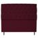 Cabeceira Estofada Liverpool 195cm King Suede Bordô