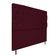 Cabeceira Estofada Liverpool 195cm King Suede Bordô