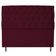 Cabeceira Estofada Liverpool 195cm King Suede Bordô