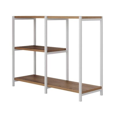 Aparador Industrial Artesania Branco E Imbuia 95cm