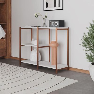 Aparador Industrial Artesania Cobre E Branco 95cm