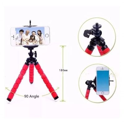 Suporte Universal Perna Flexível Celular Iphone Galaxy Foto