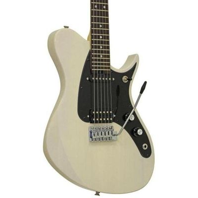 Guitarra Aria J-1 See-through Vintage White