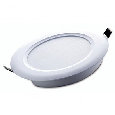 Plafon Led Tramontina Redondo De Embutir Slim 1000 Lm 12 W Bivolt 3000 K Luz Amarela