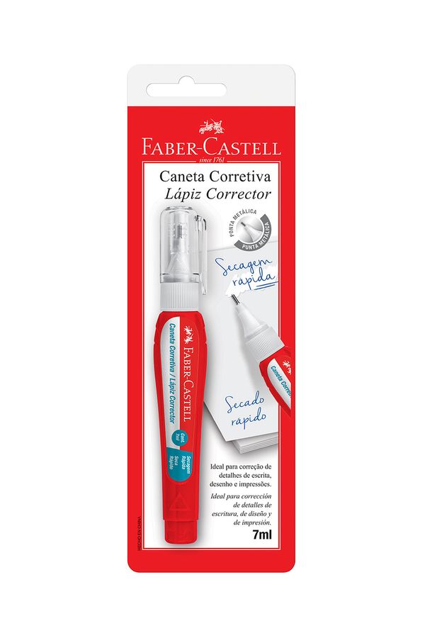 Caneta Corretiva Faber-Castell Branco 7ml