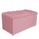 Kit Cabeceira Calçadeira Liverpool 90cm Solteiro Rosa