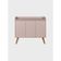 Aparador Buffet 90cm Retro Mdf Rosa Madri - On Móveis