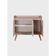 Aparador Buffet 90cm Retro Mdf Rosa Madri - On Móveis