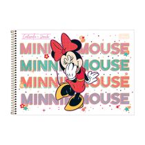 Caderno Cartografia Tilibra Espiral Capa Dura Minnie 80 Folhas Capas Diversas - Item Sortido