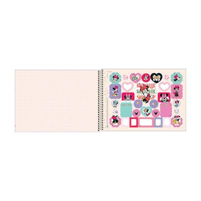 Caderno Cartografia Tilibra Espiral Capa Dura Minnie 80 Folhas Capas Diversas - Item Sortido