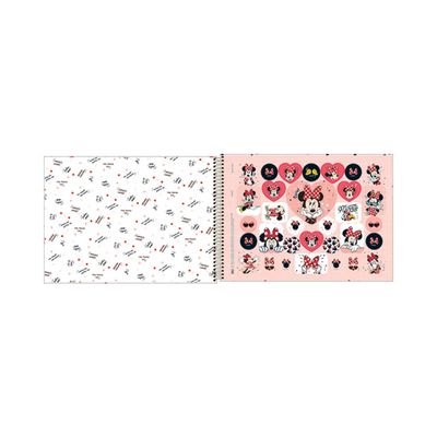 Caderno Cartografia Tilibra Espiral Capa Dura Minnie 80 Folhas Capas Diversas - Item Sortido