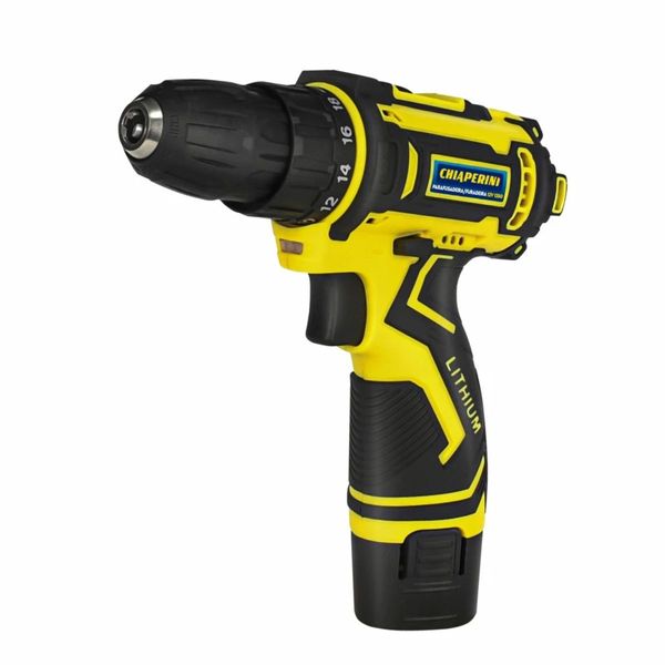 Furadeira Parafusadeira Chiaperini 1350 3/8 A Bateria 12V 1.3amp Carregador Bivolt Furadeira Parafusadeira Chiaperini 1350 3/8 A Bateria 12V 1.3amp Carregador Bivolt